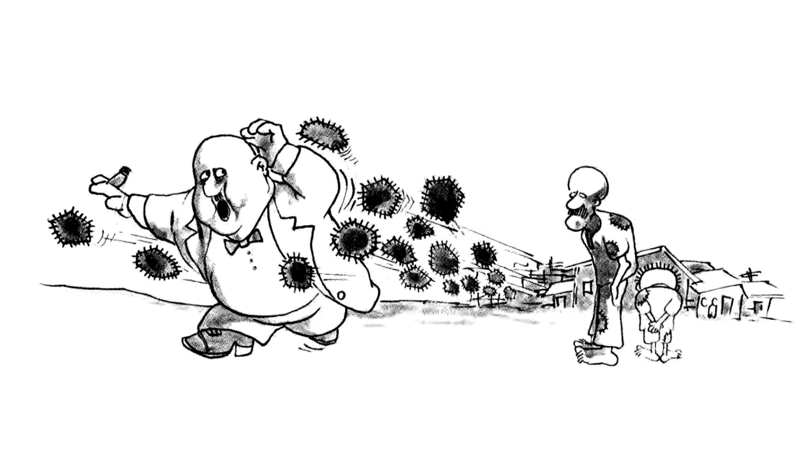 الفقر يرجم البرجواز صباراً 