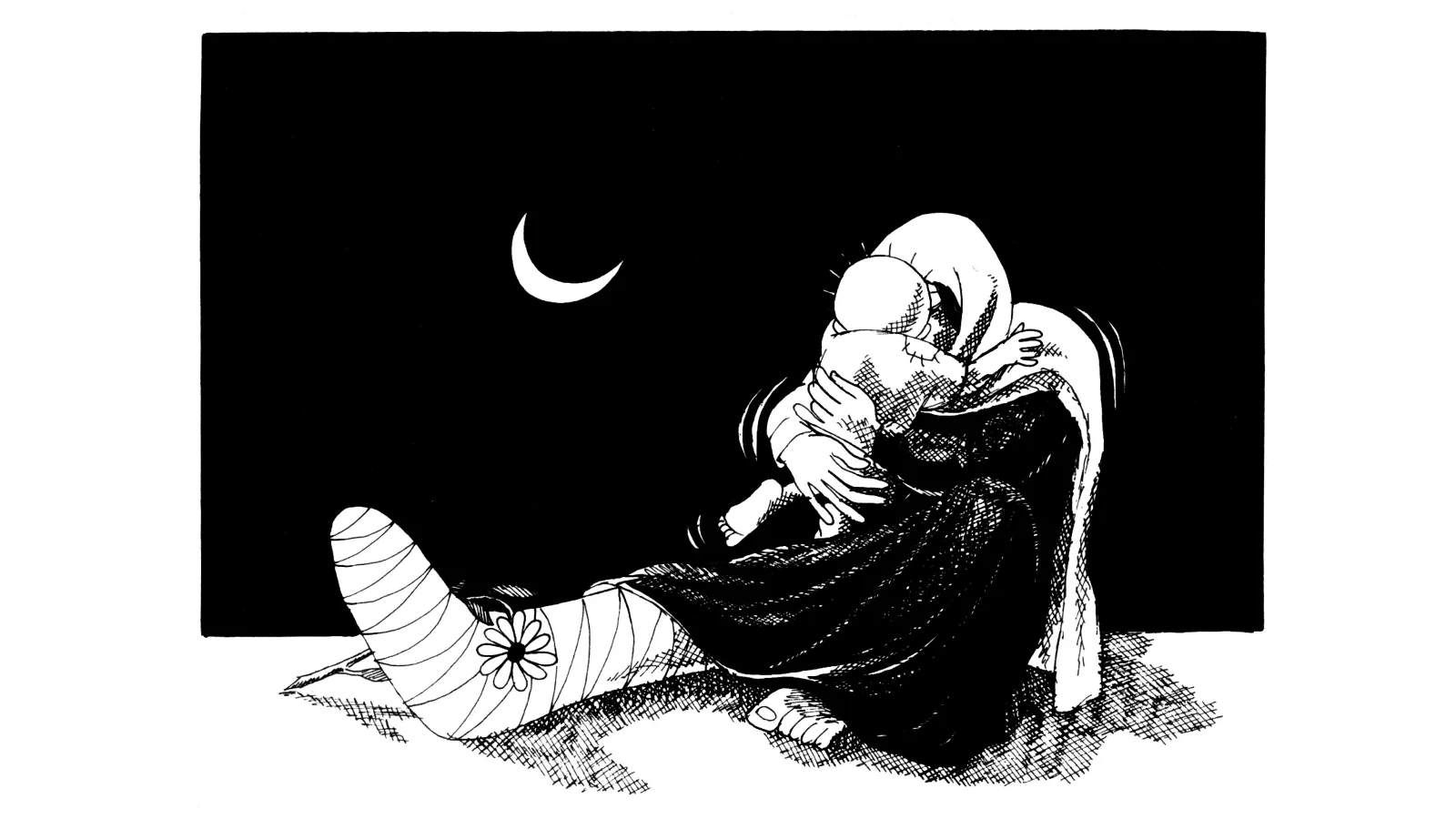 وردة الأرض تحتضن الجرح